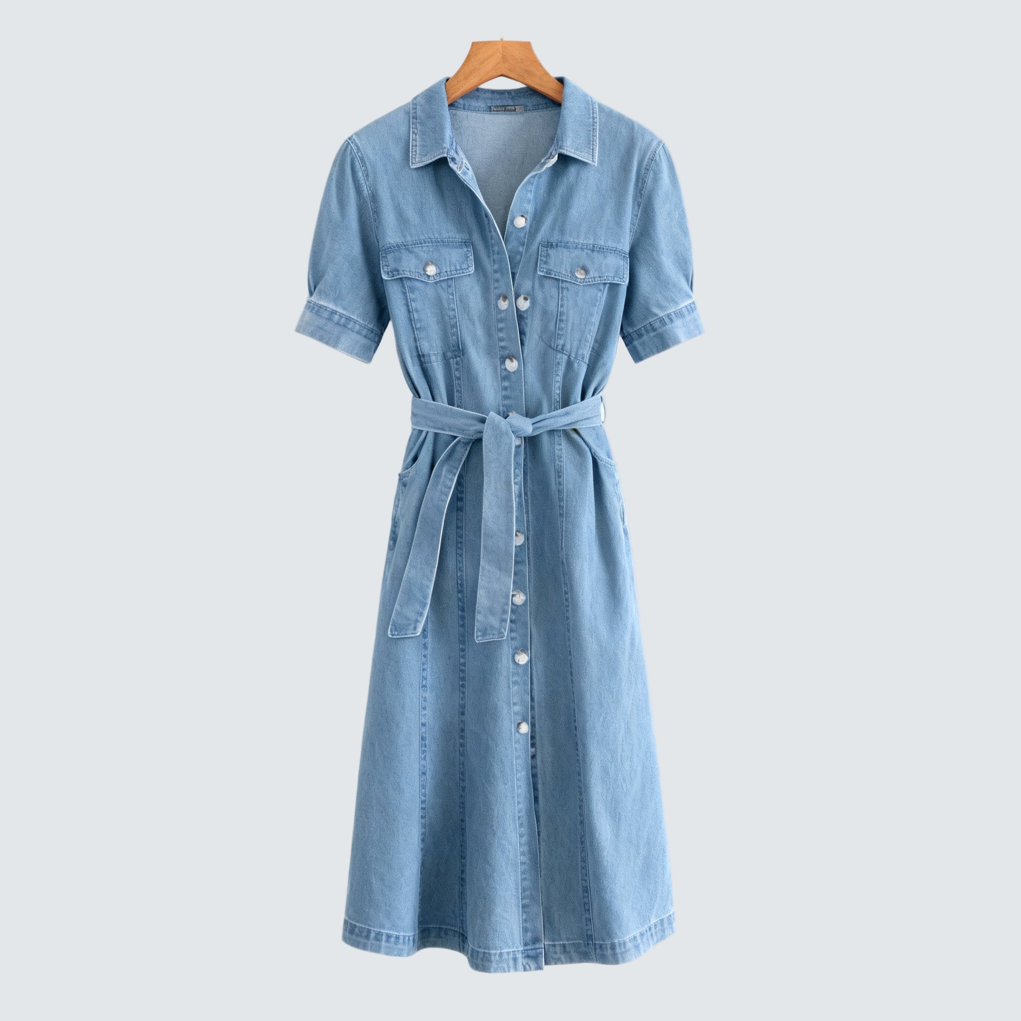 milica pavlovic blue dress Mafalda™ džins kolekcija – Veloura Beograd