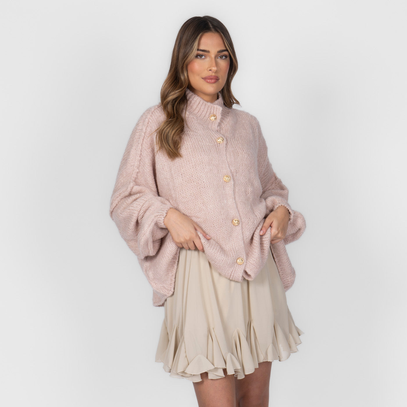 Elena | Preveliki pleteni kardigan