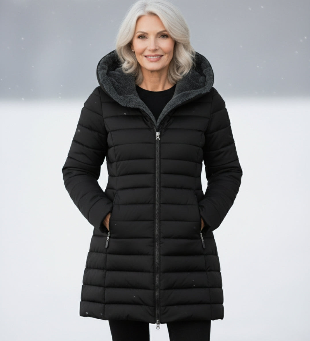 Aada™ | Puffer jakna s flis podstavom