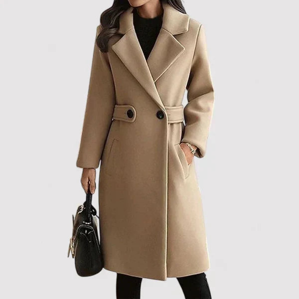 Päivi™ | Wool coat with belt