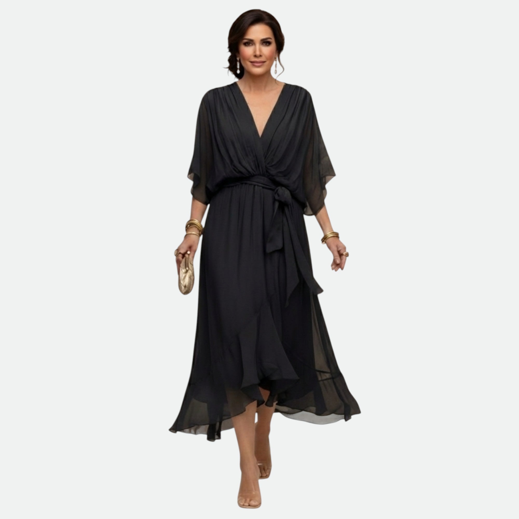 MARTA™ | Elegantna haljina sa V izrezom