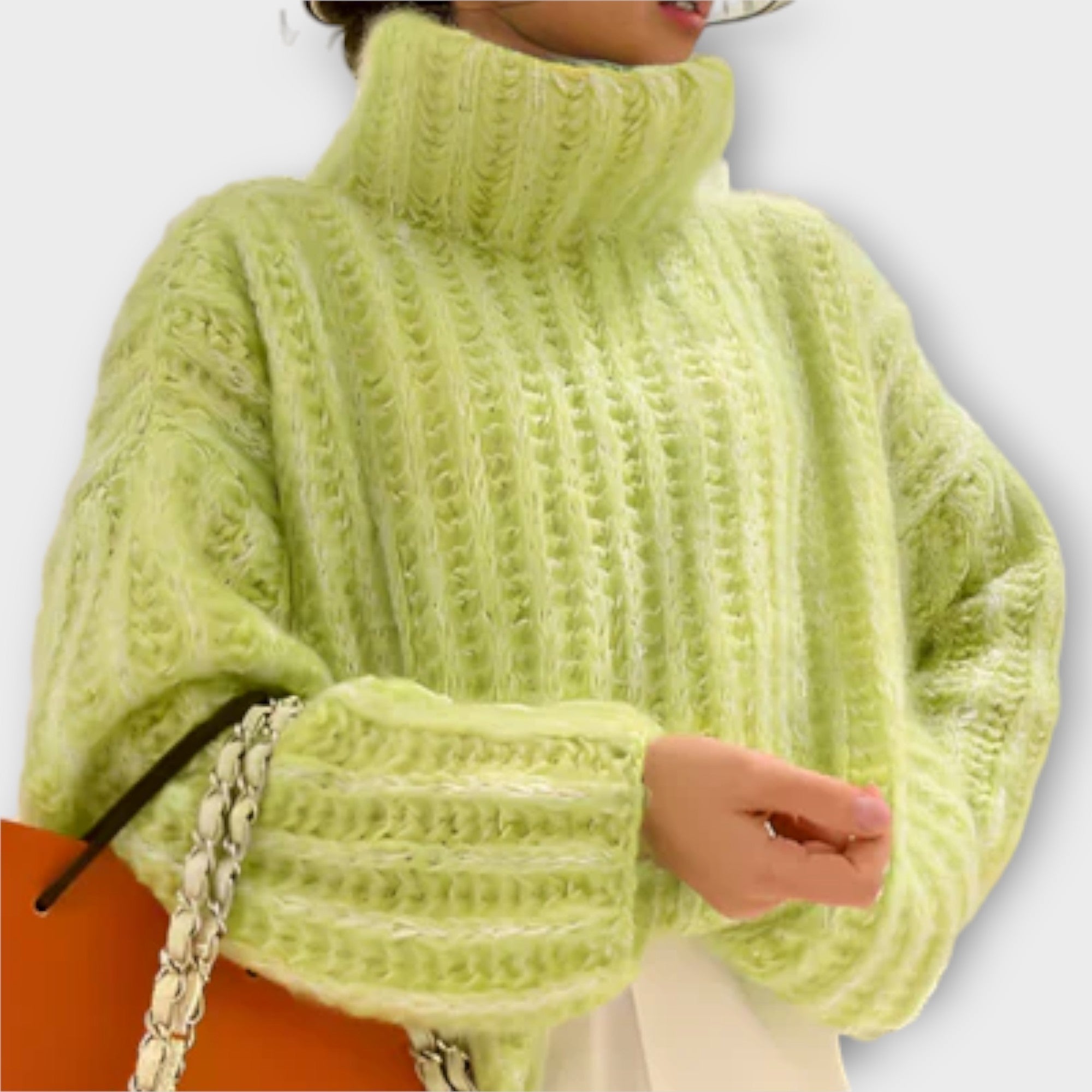 Alena | Soft and warm turtleneck sweater for cozy days