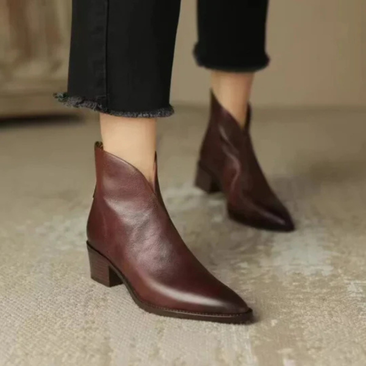Jitka™ | Elegantne kožne cipele sa niskom potpeticom