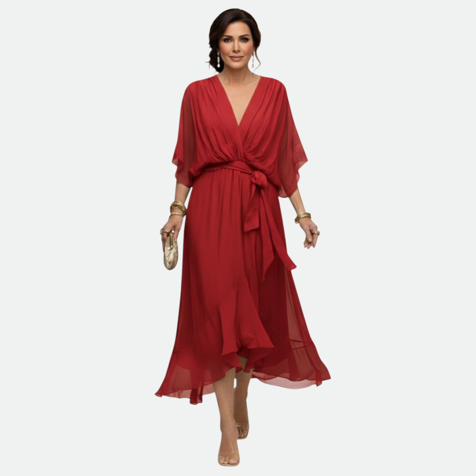 MARTA™ | Elegantna haljina sa V izrezom