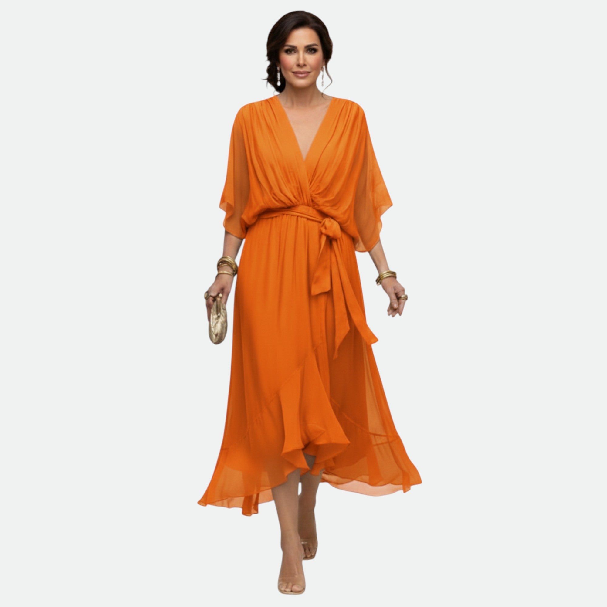 MARTA™ | Elegantna haljina sa V izrezom