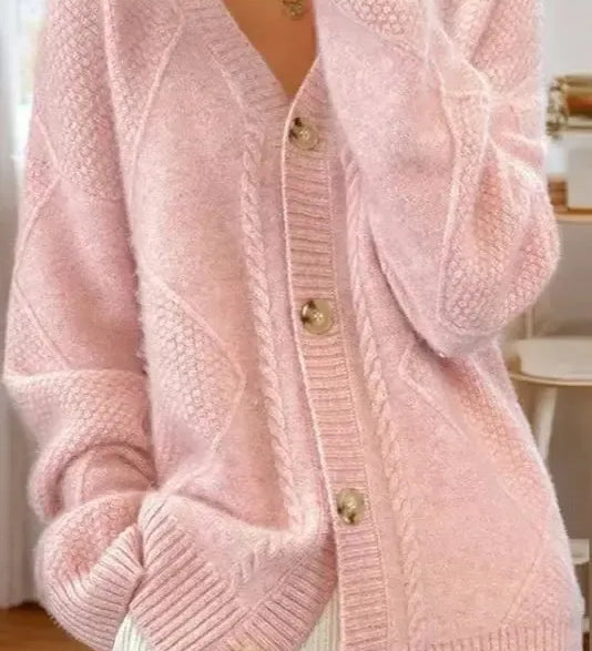 Klára | Fine Textured Knitted Cardigan