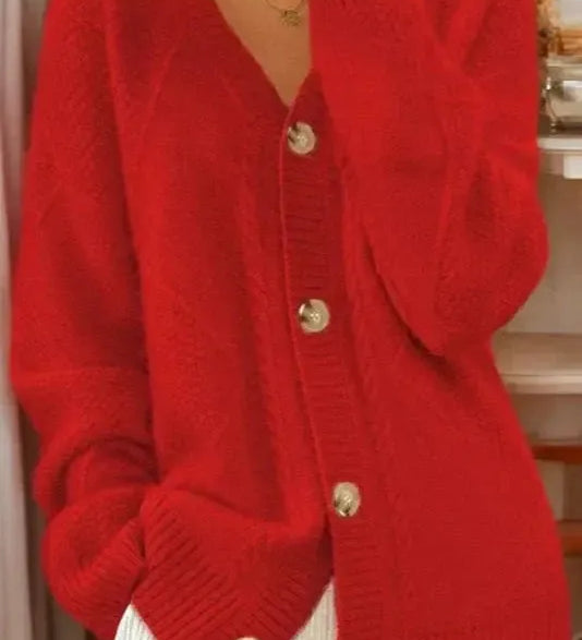 Klára | Fine Textured Knitted Cardigan