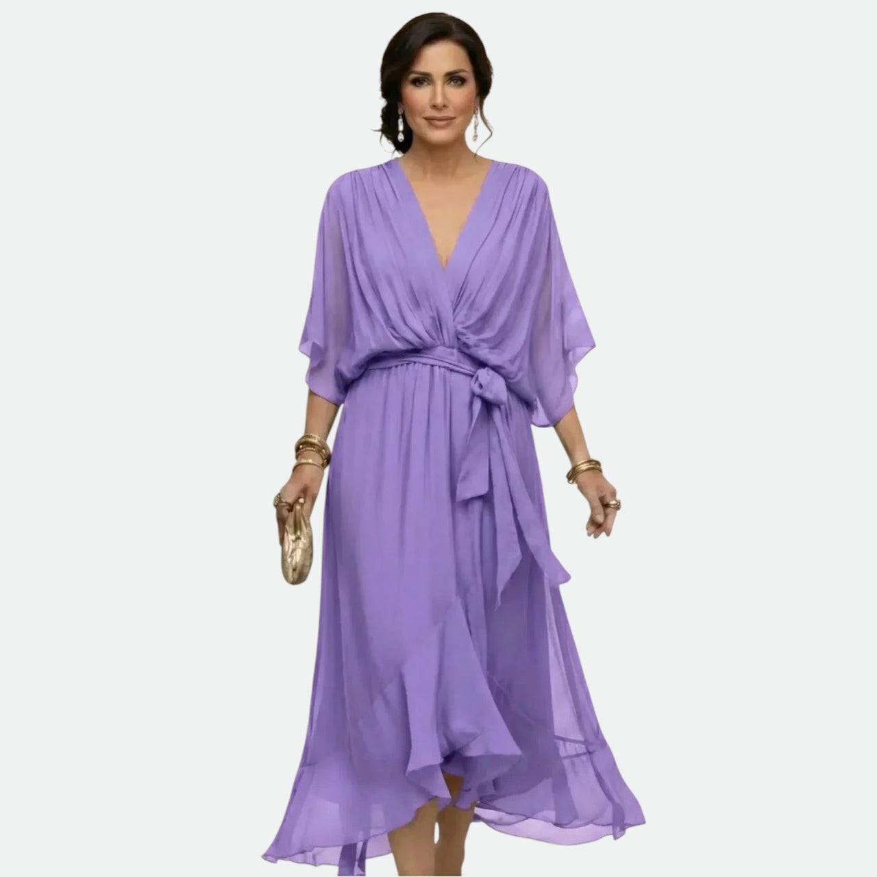 MARTA™ | Elegantna haljina sa V izrezom