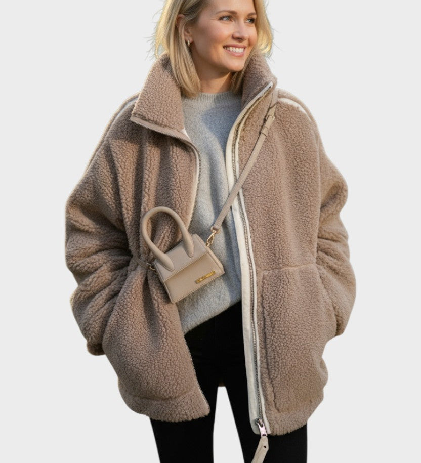 Kaja™ | Elegantan plišani kaput