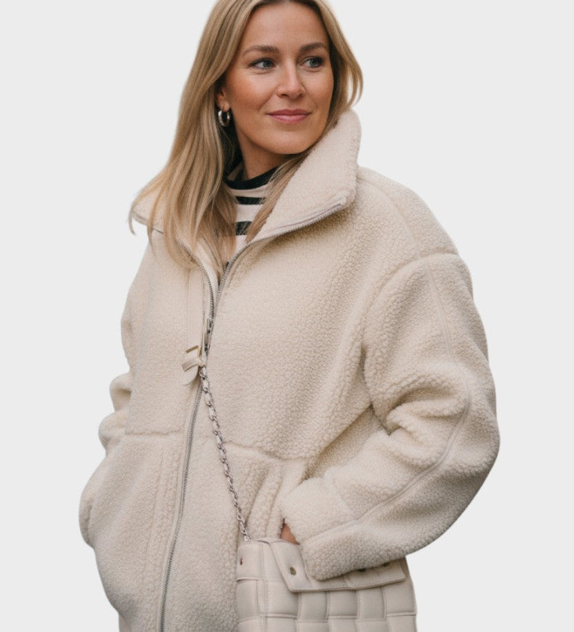 Kaja™ | Elegantan plišani kaput