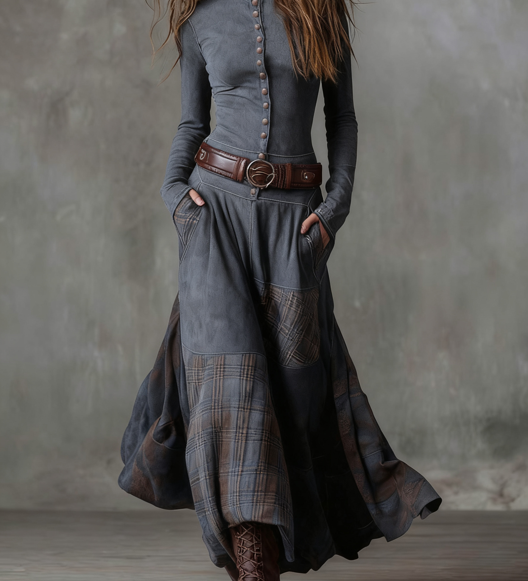 Jada | Maxi dress with belt