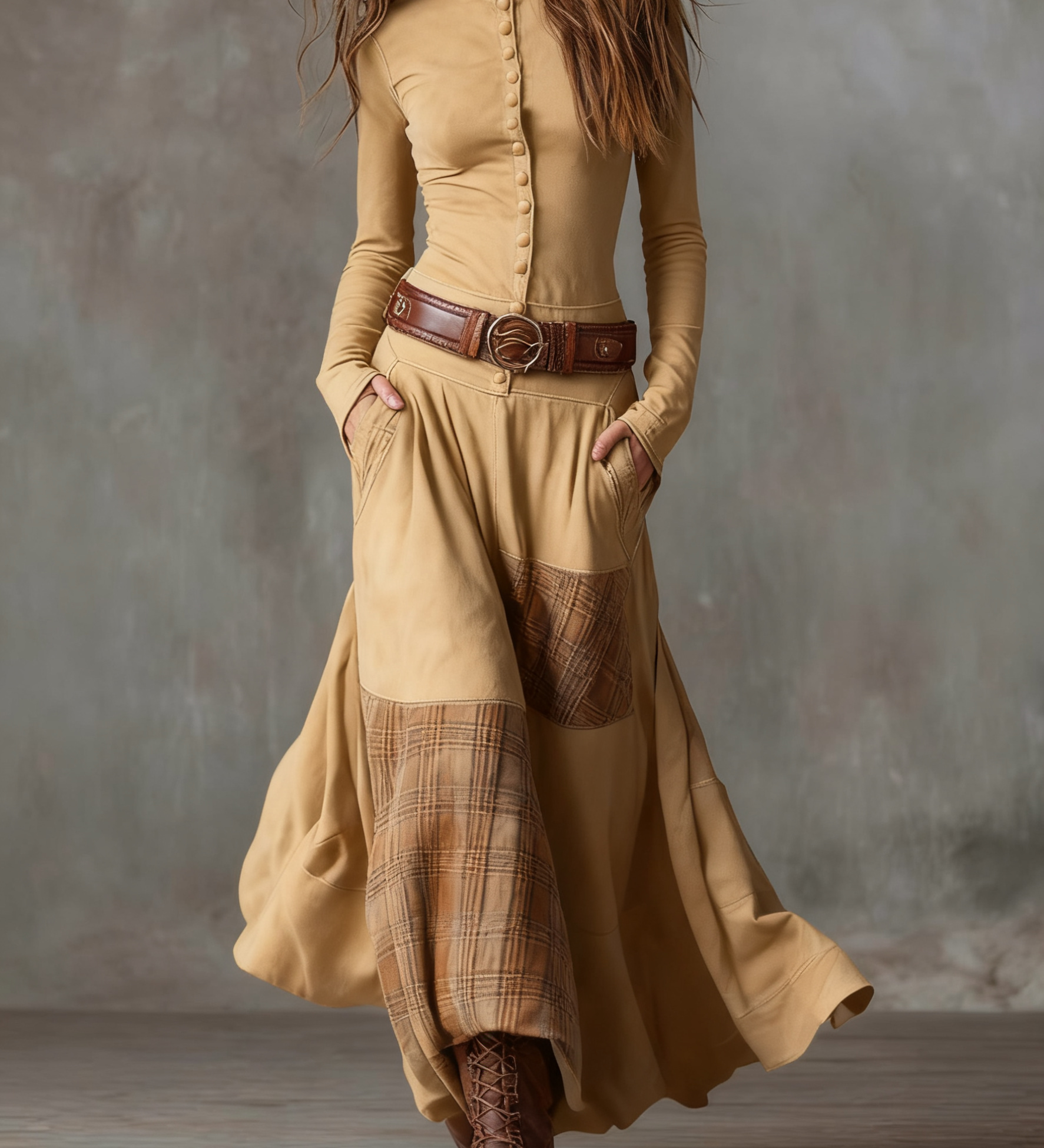 Jada | Maxi dress with belt