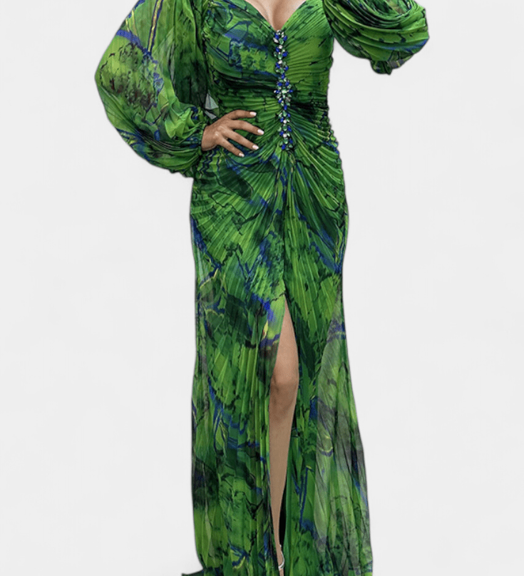 Quintessa™ | Colorful Pleated Maxi