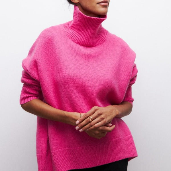 Klára | Elegant Knitted Turtleneck for Cold Days