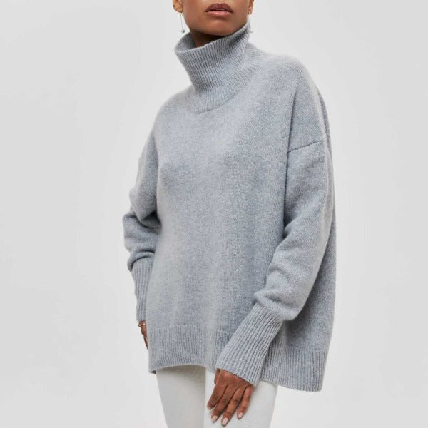 Klára | Elegant Knitted Turtleneck for Cold Days