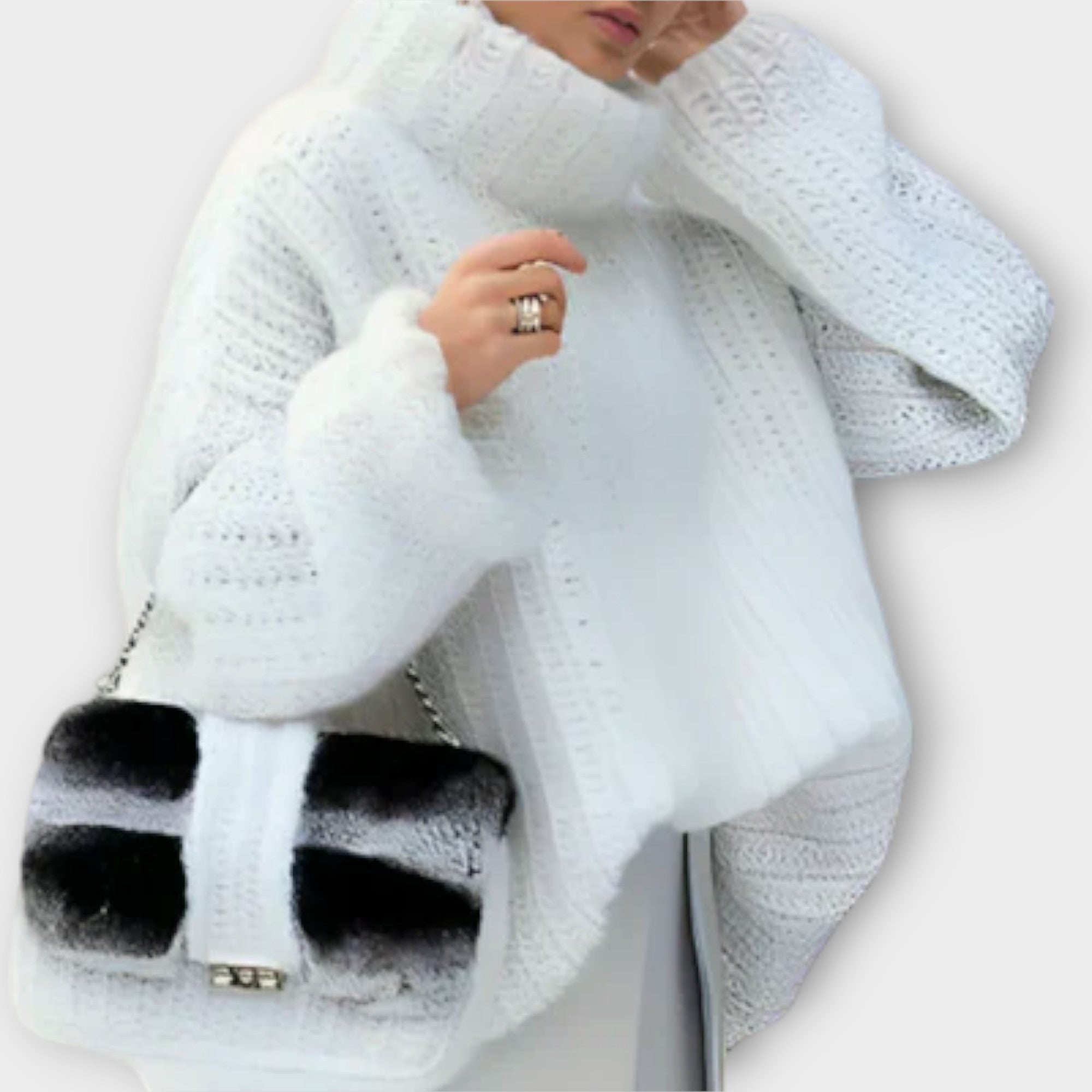 Alena | Soft and warm turtleneck sweater for cozy days