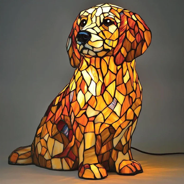 Spiritual Goldendoodle Lily figurine