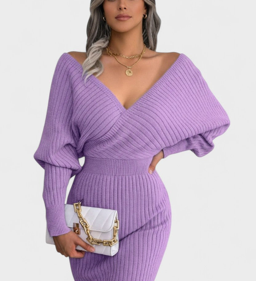 Klara™ | Elegant V-neck Dresses