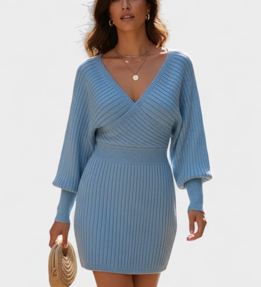 Klara™ | Elegant V-neck Dresses